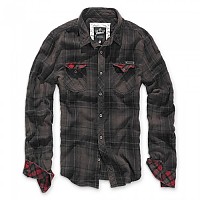 [해외]BRANDIT 긴 소매 셔츠 Check Duncan 138023270 Brown / Black