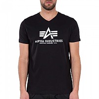[해외]알파 인더스트리 Basic 반팔 V넥 티셔츠 138400731 Black