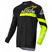 [해외]알파인스타 Fluid Chaser Long Sleeve T-Shirt 9138237411 Black / Fluo Yellow