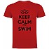 [해외]KRUSKIS Keep Calm and Swim 반팔 티셔츠 6137539146 Red