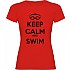 [해외]KRUSKIS Keep Calm And Swim 반팔 티셔츠 6137539148 Red