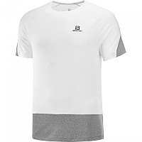 [해외]살로몬 Cross Run 반팔 티셔츠 4138519626 White / Black / Heather