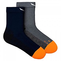 [해외]살레와 MTN Trainer Half Socks 4138564839 Navy Blazer / Grey Melange / Fluo Orange