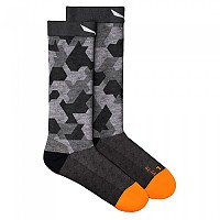 [해외]살레와 Pedroc Camo Long Socks 4138564865 Black Out / Fluo Orange