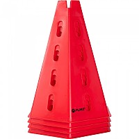 [해외]PURE2IMPROVE 콘 훈련 Triangle 30 Cm 6 단위 3138405726 Red