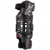 [해외]알파인스타 오른쪽 무릎 보호대 Bionic-10 Carbon 9138811861 Black / Red