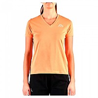 [해외]카파 로고 Cabou 반팔 V넥 티셔츠 138794295 Orange Peach