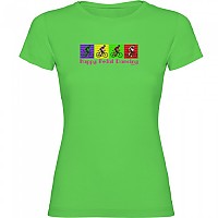 [해외]KRUSKIS Happy Pedal Dancing 반팔 티셔츠 1138061981 Light Green