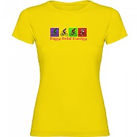 [해외]KRUSKIS Happy Pedal Dancing 반팔 티셔츠 1138061982 Yellow