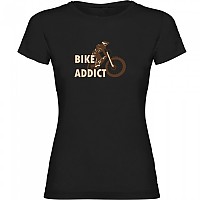 [해외]KRUSKIS Bike Addict 반팔 티셔츠 1138062058 Black