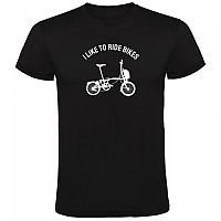 [해외]KRUSKIS I Like To Ride Bikes 반팔 티셔츠 1138062226 Black