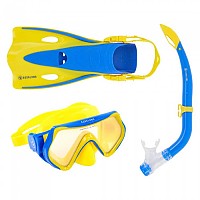 [해외]아쿠아렁 SPORT 히어로 주니어 세트 Snorkeling 10138773537 Yellow / Blue