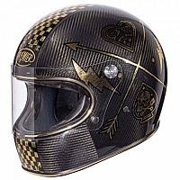 [해외]프리미어  헬멧 Trophy Carbon NX Gold Chromed 풀페이스 헬멧 9138713050 Gold Chromed / Carbon