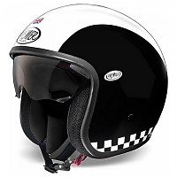 [해외]프리미어  헬멧 Vintage Evo Retro 오픈 페이스 헬멧 9138713082 White / Black