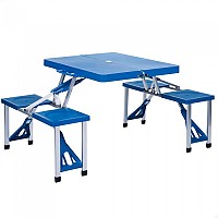 [해외]AKTIVE 좌석이 있는 테이블 85x64x67 cm 4138860654 Blue