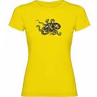 [해외]KRUSKIS Psychedelic Octopus 반팔 티셔츠 10138100763 Yellow