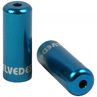 [해외]ELVEDES 알루미늄 기어 밀봉 페룰 Ø4.2 mm 10 단위 1138694380 Blue