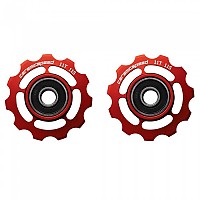 [해외]세라믹스피드 자키 휠 Pulley Wheel 올oy Shimano 1136998050 Red