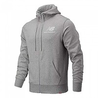 [해외]뉴발란스 풀 지퍼 스웨트셔츠 Essentials Stacked 6137929060 Athletic Grey
