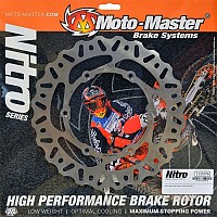 [해외]MOTO-MASTER 브레이크 디스크 Nitro Contoured Suzuki 110376 9138887807 Silver