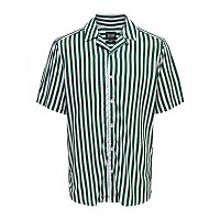 [해외]ONLY & SONS 셔츠 & 손즈 온스웨인 라이프 비스코스 138581461 dark green