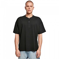[해외]URBAN CLASSICS Oversized Henley 반팔 티셔츠 138937320 Black