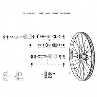 [해외]스램 도끼 Front Wheel Axle ZM1 3Zero 1137670891 Black