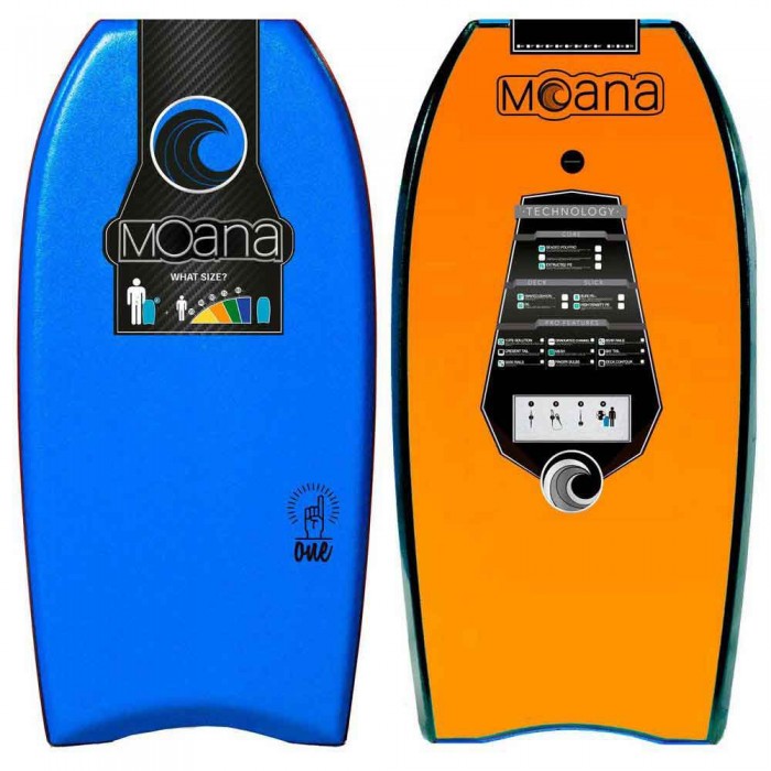 [해외]MOANA 바디보드 One With Leash 44´´ 14138125118 Blue / Orange