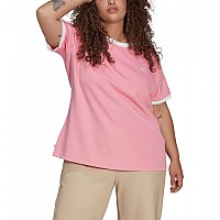 [해외]아디다스 ORIGINALS Adicolor Classics Slim 3 Stripes Big 반팔 티셔츠 138985558 Pink