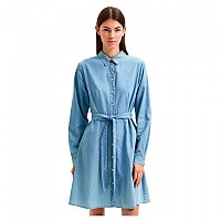 [해외]SELECTED 드레스 Tammy 롱 슬리브 숏 139049439 Light Blue