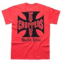[해외]WEST COAST CHOPPERS OG ATX 반팔 티셔츠 9139013676 Red / Black
