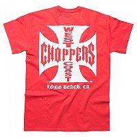 [해외]WEST COAST CHOPPERS OG ATX 반팔 티셔츠 9139013677 Red / White