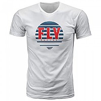[해외]FLY RACING 2020 Circle Short Sleeve T-Shirt 9139112979 White