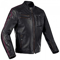 [해외]Segura Devon Leather Jacket 9139123343 Black / Burgundy