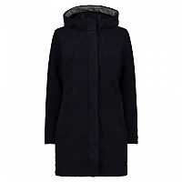 [해외]CMP Coat Fix Hood 32M2286 재킷 4139089217 Black Blue