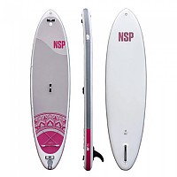 [해외]NSP 여성 풍선 패들 서핑 보드 O2 Lotus FS 10´0´´ 14138649516 Aqua / White