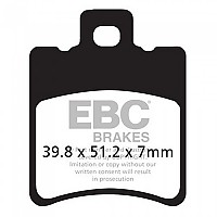 [해외]EBC 브레이크 패드 SFAC Series Carbon Fiber Scooter SFAC193 9138828210 Black