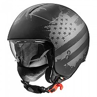 [해외]프리미어  헬멧 Rocker AM 9 BM 오픈 페이스 헬멧 9138713036 Black / Grey