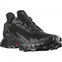 [해외]살로몬 Alphacross 4 Goretex Trail Running Shoes 4138945390 Black / Black / Black