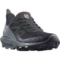 [해외]살로몬 OUTpulse Goretex Hiking Shoes 4138945437 Black / Stormy Weather / Vanilla Ice