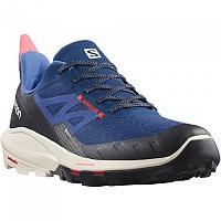 [해외]살로몬 OUTpulse Goretex Hiking Shoes 4138945439 Estate Blue / Vanilla Ice / Poppy Red