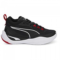 [해외]푸마 주니어 신발 Playmaker 15139003630 Jet Black / Jet Black / Puma White / High Risk Red
