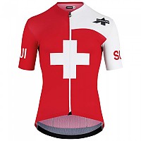 [해외]아소스 Suisse Federation S9 Targa Short Sleeve Jersey 1139140007 National Red