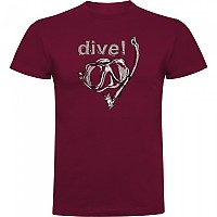[해외]KRUSKIS Dive! 반팔 티셔츠 10139291951 Dark Red