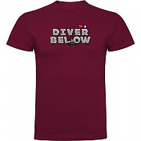 [해외]KRUSKIS Diver Below 반팔 티셔츠 10139291955 Dark Red