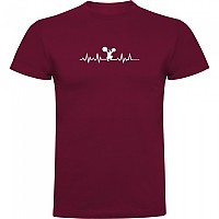 [해외]KRUSKIS Fitness Heartbeat 반팔 티셔츠 7139292131 Dark Red