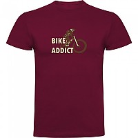 [해외]KRUSKIS Bike Addict 반팔 티셔츠 1139291699 Dark Red