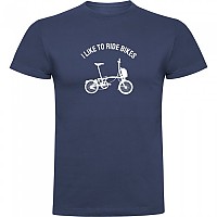 [해외]KRUSKIS I Like To Ride Bikes 반팔 티셔츠 1139292356 Denim Blue