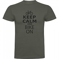 [해외]KRUSKIS Keep Calm And Bike On 반팔 티셔츠 1139292418 Dark Army Green