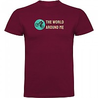 [해외]KRUSKIS The World Around Me 반팔 티셔츠 1139293183 Dark Red